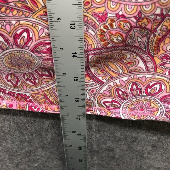 T By Talbots Athletic Skort Womens M Pink Paisley Print Active Cotton Blend - Picture 5 of 9